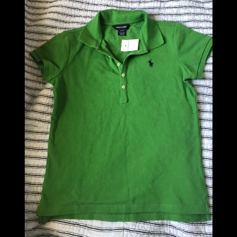 NWT Ralph Lauren Polo shirt for girl size XL(16)